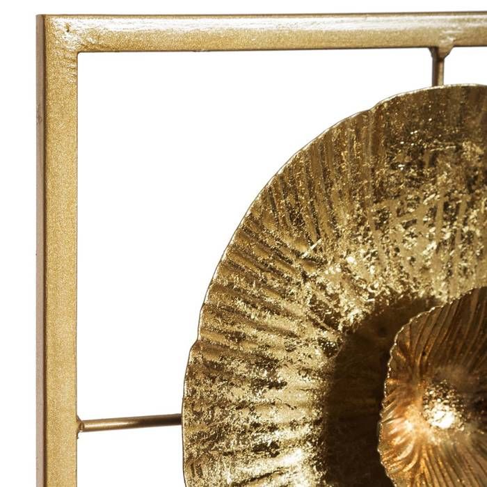 Décoration Murale Ginko Métal Atmosphera - Or 50x100 Cm, Élégante Et Moderne Pour Intérieur