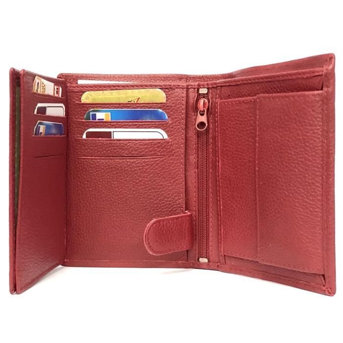 Portefeuille Avec Fermeture Éclair - Marron - Femme - Portefeuilles - .co