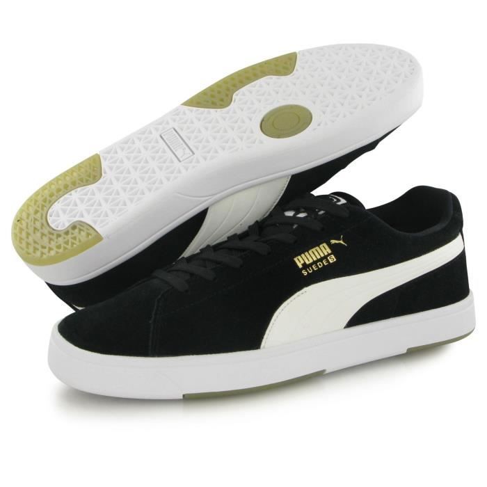 Puma Suede S noir baskets mode homme Noir Cdiscount Chaussures