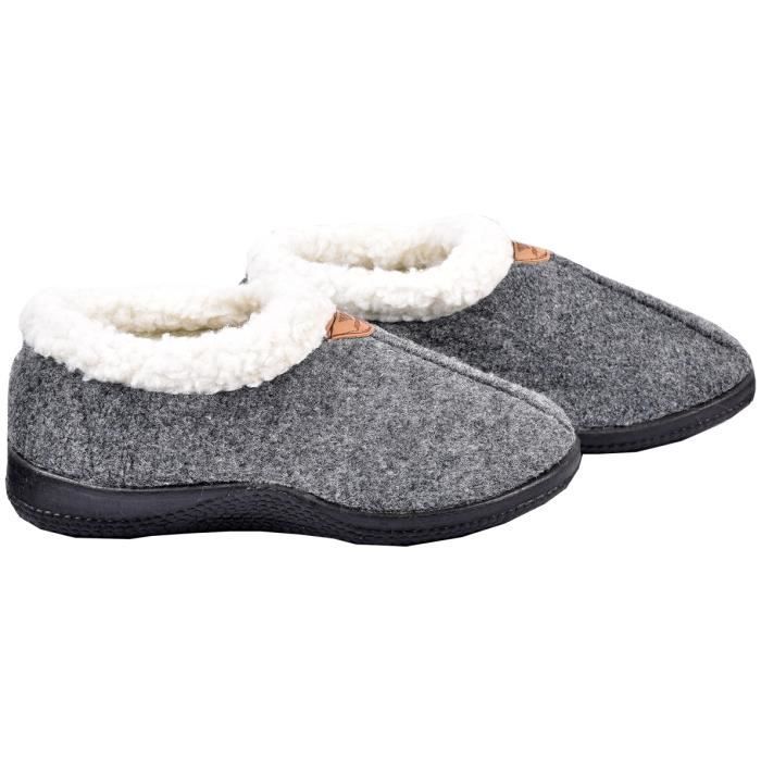 Pantoufles fourrées hotsell femme