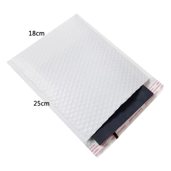 50 Enveloppes D'expédition ProLine Noires – 19x24 Pouces, Auto-scellantes, 2,5 Mil
