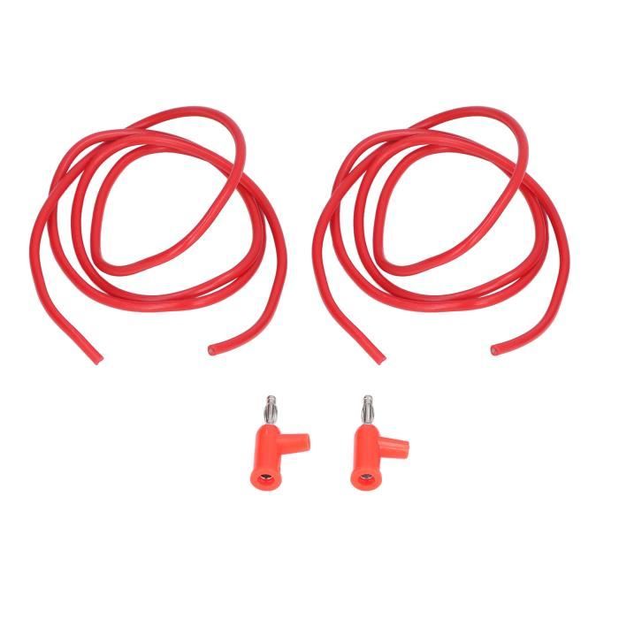 1 Kit De Fils De Test Avec Pince Crocodile, Fiche à Crochet De Test, Câble De Subdivision, Sonde Multimètre, Fil De Test, 4mm, Gels, 1 Pièce