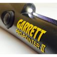 Détecteur de métaux GARRETT Pro Pointer II - Autonomie 25h - Avertissement sonore - Pile - Noir-2