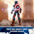 LEGO® Marvel 76258 La Figurine de Captain America avec Bouclier, Jouet et Décoration Avengers-2