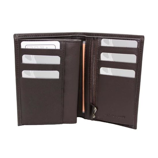 Porte Carte Femme Cuir Portefeuille Cuir Vachette Francinel