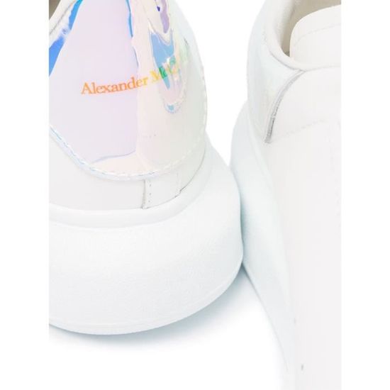 Alexander McQueen WOMEN'S 561726WHVI59375 WHITE LEATHER SNEAKERS | Atterley