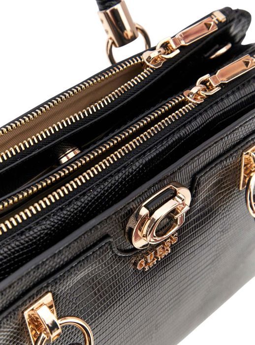 Sac à Main Guess Noir Multi - Avec Portefeuille Intégré - Taille Medium - Neuf Avec Étiquettes Authentique