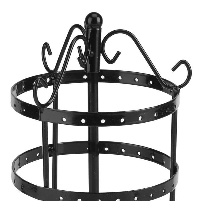 Présentoir à Bijoux Métal Noir 3 Niveaux Avec Plateau - Tinyyo, Neuf Avec étiquettes