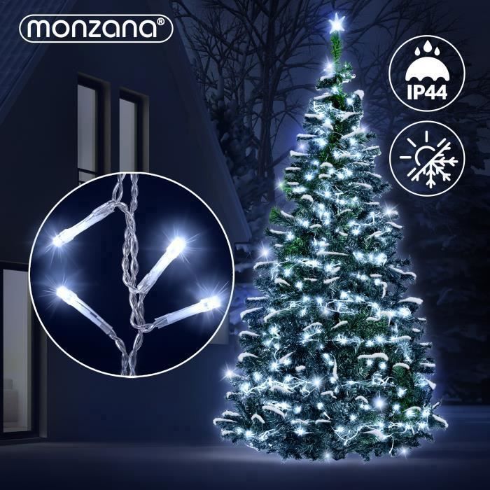15M Guirlande De Noël Sapin Dorée Épaisse - Guirlande Décoration Noël Intérieur Extérieur - Or Scintillant