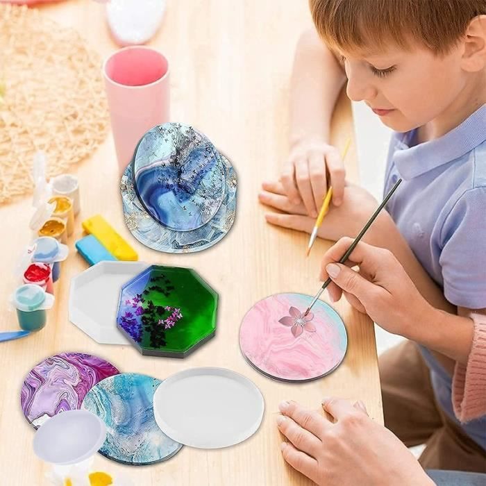 Moule En Silicone Forme Fleur Géante – Pour Création Résine, Plateau Géode, Déco DIY – Réutilisable