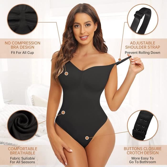 Débardeur Gainant Femme Ventre Plat - Tank Top Sans Couture Sculptant Sans Manches