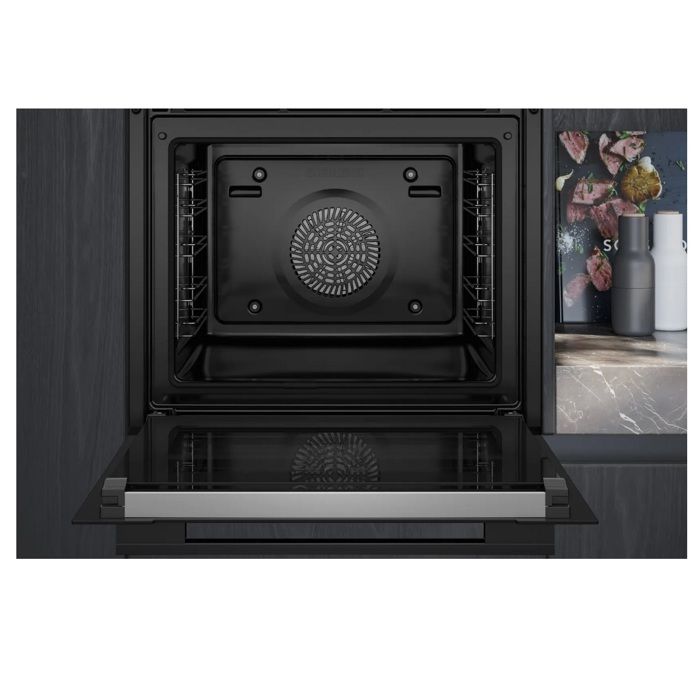 Four Encastrable 60 X 60 Cm, 71L, Pyrolyse, Multifonction - Bosch Série 8 Hbg672bb1s Noir