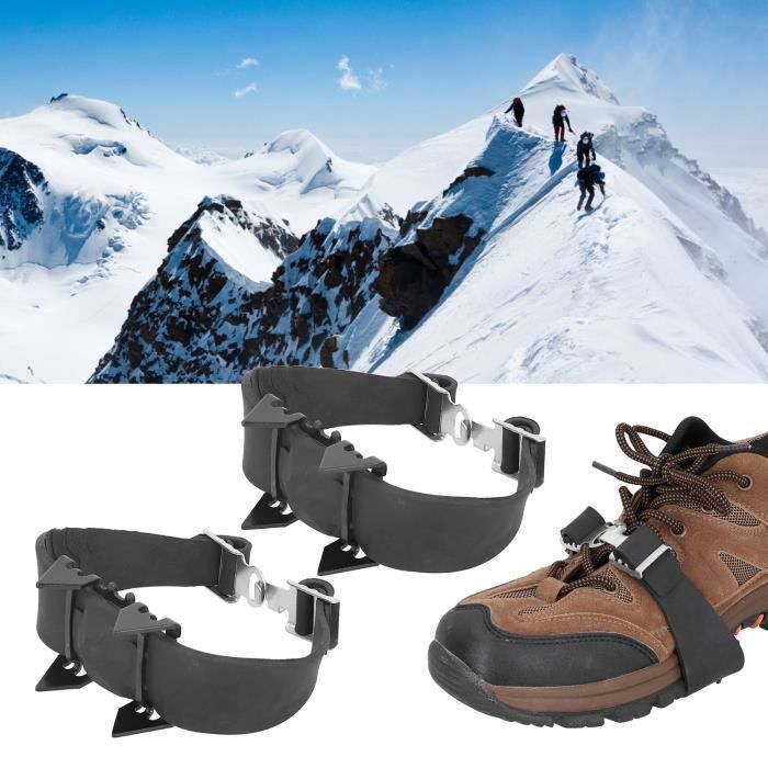 VGEBY 1 Paire Crampons anti verglas Chaussure Antidérapante taille L Simple  et utile - Cdiscount Sport