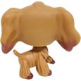 Rare vieux LPS brun Cocker Pet Shop mignon bobo Head action figurine jouet-3