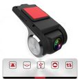 Omabeta Dashcam de voiture Dashcam USB 1080P pour voiture, enregistreur vidéo de conduite moto radar Enregistrement unique 1080P-3