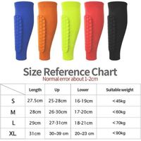 Protège-Tibias De Ski Et Foot Pour Enfants 6-12 Ans – Manchon Compression Antichoc En EVA 10 Mm – Silicone Antidérapant – Noir