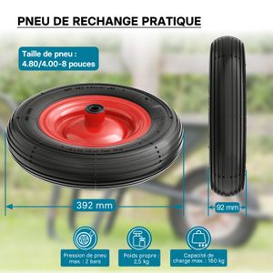 DELI (otorisé) PNEU CHARIOT ET BROUETTE 4.10-3.50-6 DELI TT 4PR