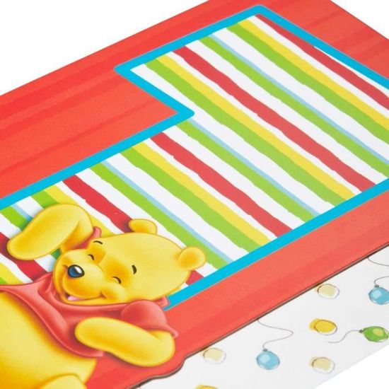 Carte Anniversaire 1 An Winnie L Ourson Draeger Paris Cdiscount Beaux Arts Et Loisirs Creatifs