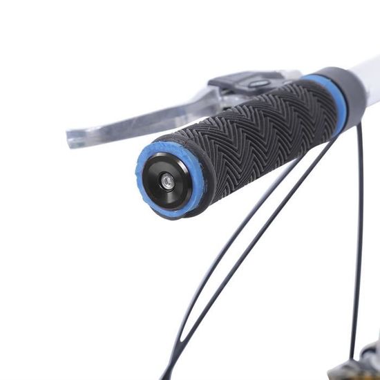 Guidon de vélo,Bouchons de poignées de guidon de vtt en alliage d'aluminium, 2 pièces, bouchons