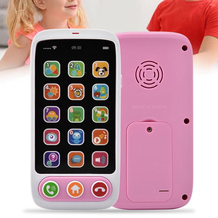 Touch & Play Smartphone Jouet de la Petite enfance Smartphone pour bébé avec 5 Modes de Jeu éducatifs Fonctions éducatives Son Lumineux Téléphone Portable Premier Smartphone éducatif pour enf Touch & Play Smartphone Jouet de la Petite enfance Smartphone pour bébé avec 5 Modes de Jeu éducatifs Fonctions éducatives Son Lumineux Téléphone Portable Premier Smartphone éducatif pour enf