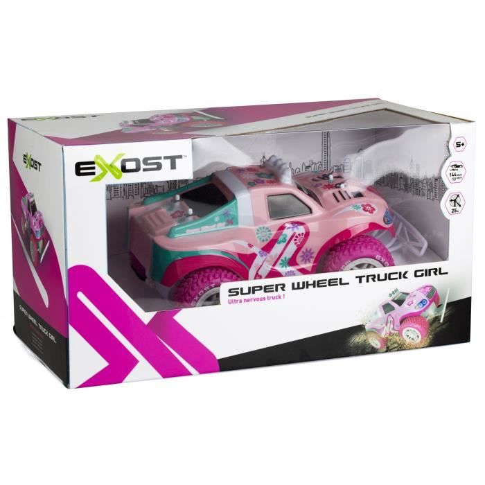 Exost - voiture telecommandee au style retro mad rodz - 32 cm, vehicules-garages