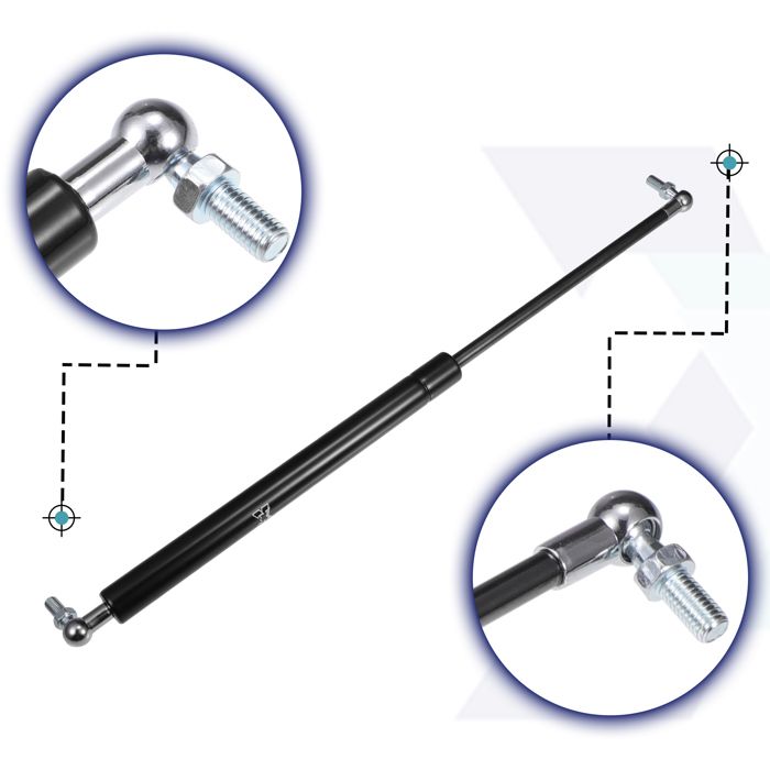 Vérin Hayon Lot De 2 Vérins À Gaz En Métal De 450 Mm X 200 N