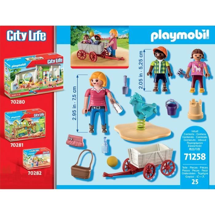 Figurine miniature Playmobil Dollhouse – 70206+70207 - Cdiscount