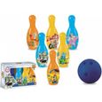 Coffret de bowling Toy Story - MONDO - 6 quilles et 1 boule - Hauteur 19 cm-0