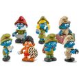 Pack de 7 figurines Les Schtroumpfs dans la jungle-0