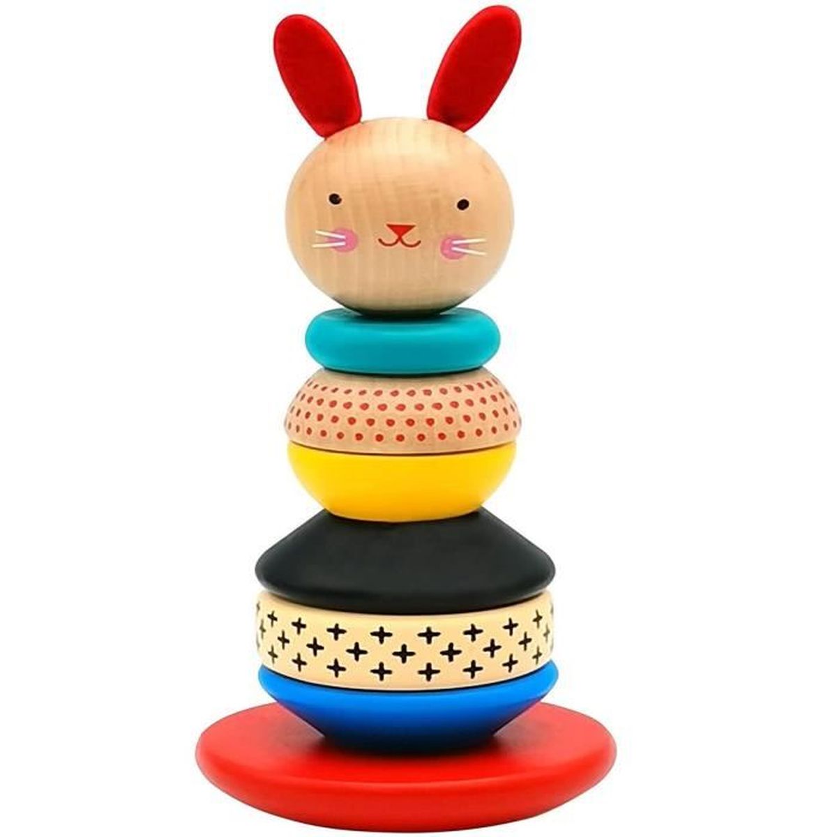 Pyramide Arc En Ciel Jouet Bebe Jouet Educatif Montessori Premieres Activites Empileur De Formes Geometrique Motricite Bebe Cdiscount Jeux Jouets