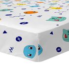 POKEMON Drap housse enfant imprimé 100% Coton - POKÉMON ZIGGY - Blanc - 90x190/200cm