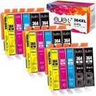 364 XL Cartouche d'encre EJET 15 Pack Compatible pour HP364/364XL pour Deskjet 3070A 3520 Officejet 4620 4622 Photosmart 5510 5512
