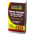 SOLABI - SOLABIOL Solabiol SOCONAT9P Engrais Complet 9 Kg + 3 Kg Offerts | Double Action : Effet « Starter » et Durable, Puissant
