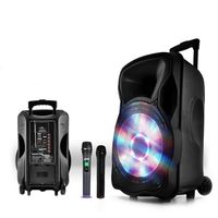 Enceinte Bluetooth Portable INOVALLEY 800W - 2x8" USB/TWS/LED RGB - Neuf