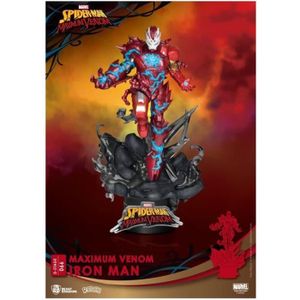 FIGURINE - PERSONNAGE Diorama Marvel Comics D-Stage Maximum Venom Iron Man 16 cm - Beast Kingdom Toys