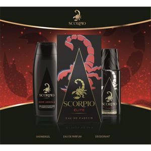 Coffret 3 Produits SCORPIO Unlimited Pour Homme - Eau De Toilette, Senteur Sport Agrumes & Lavande