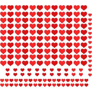 Stickers battement de cœur rouge avec cœur - Color-stickers