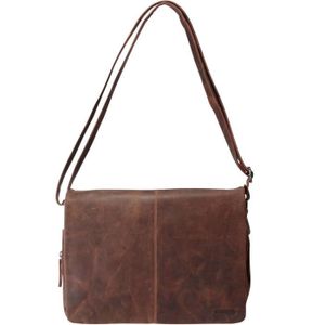 BESACE - SAC REPORTER Greenland Nature Montana Sac bandoulière cuir 34 c