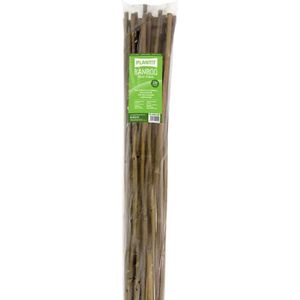 TUTEUR - LIEN - ATTACHE Tuteurs en bambou - Naturel - 150 cm - Pack de 25 