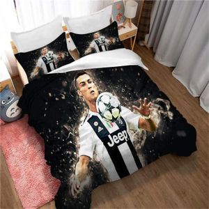 salah Housse de Couette Parure de lit Liverpool FC 100/% Coton Les Reds Firmino Man/é