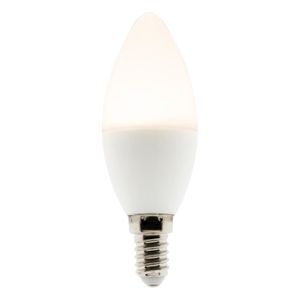 Ampoule LED flamme dépolie E14 4W=400 lumens blanc chaud par 3 FOX LIGHT, 1258996, Ampoule, luminaire et eclairage