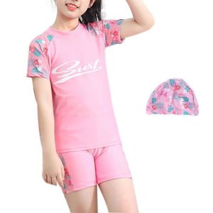 Maillot de bain fille une pièce motif flamant rose • Enfant World