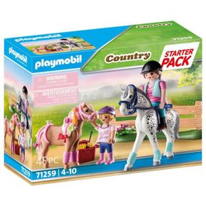 UNIVERS MINIATURE PLAYMOBIL - 71259 - Country - Starter Pack - Caval
