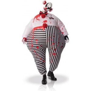 DÉGUISEMENT - PANOPLIE Déguisement adulte Clown de l'enfer gonflable - RUBIES - Taille unique - Blanc - Pour homme