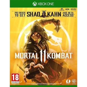 JEU XBOX ONE Jeu vidéo - Mortal Kombat 11 Xbox One - Combat - E