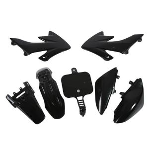 Kit plastique TTR NOIR pour Dirt Bike, Mini Moto et Pit Bike