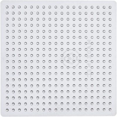 Plaque carrée pour perles à repasser Midi - Picots décalés - 14 x 14 cm - 2  pcs - Plaque perles à repasser Maxi - Creavea