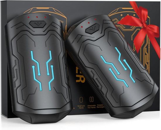 Chaufferette Main Rechargeable, 2 En 1 Magnetique Chauffe Mains