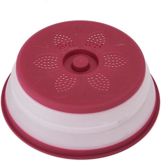 Cloche Pour Micro-ondes - Couvercle Anti-éclaboussures Avec Sortie De Vapeur Réglable | 29x29x11cm, Transparent, Résistant à La Chaleur | Idéal Pour Réchauffer Sans Salir - 10