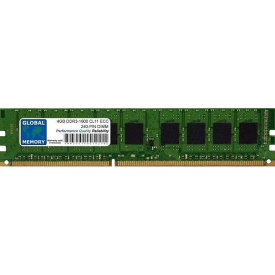 RAM 32 Go DDR3 1600 MHz - 4x8 Go PC3-12800 - Pour Intel - Neuf Origine Chine
